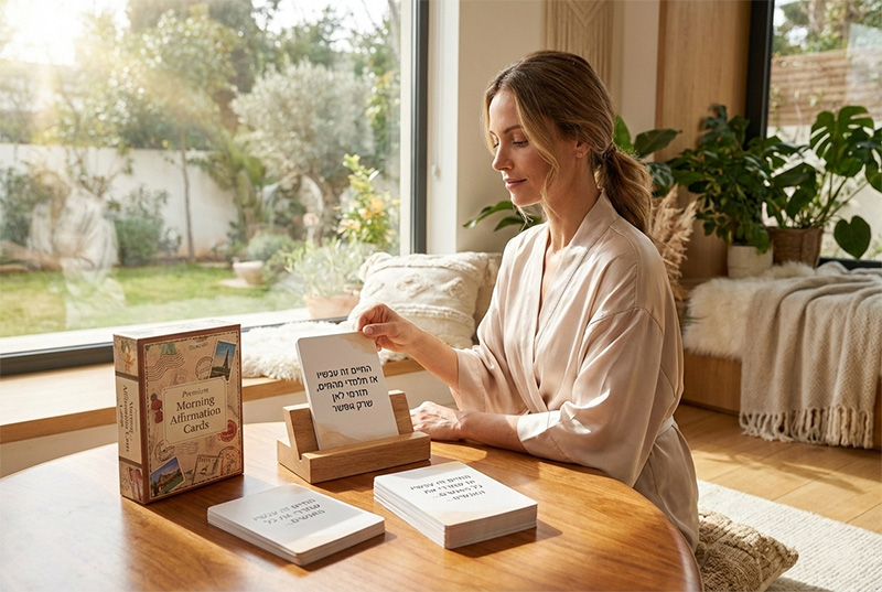 Premium Morning Affirmation Cards for Daily Mindfulness