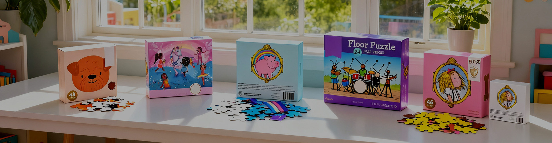 At Brothersbox, we bring your creative ideas to life with our premium custom jigsaw puzzles for kids. As a dedicated manufacturer, we provide end-to-end solutions including custom shapes, sizes, and difficulty levels suitable for various age groups. Our puzzles are crafted with non-toxic materials, ensuring safety and durability. Whether you need educational puzzles for retail or promotional branded items, our team is ready to design and produce the perfect puzzle for your brand.