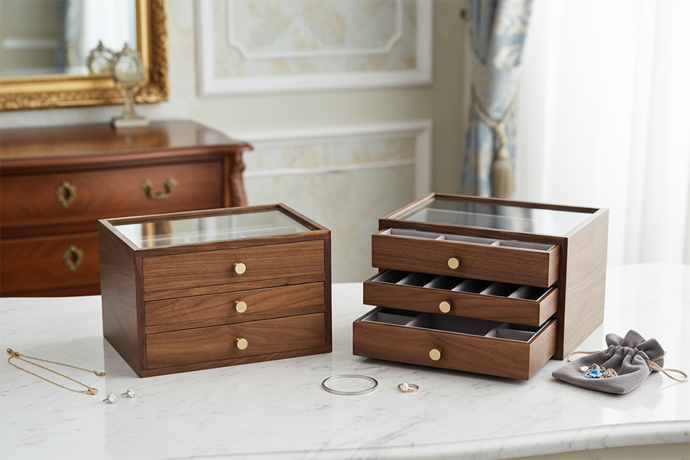 Joyeros de madera para mujer