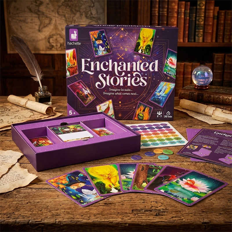 Brothersbox لعبة بطاقة القصص المطبوعة المخصصة عالية الجودة للأطفال والعائلات.