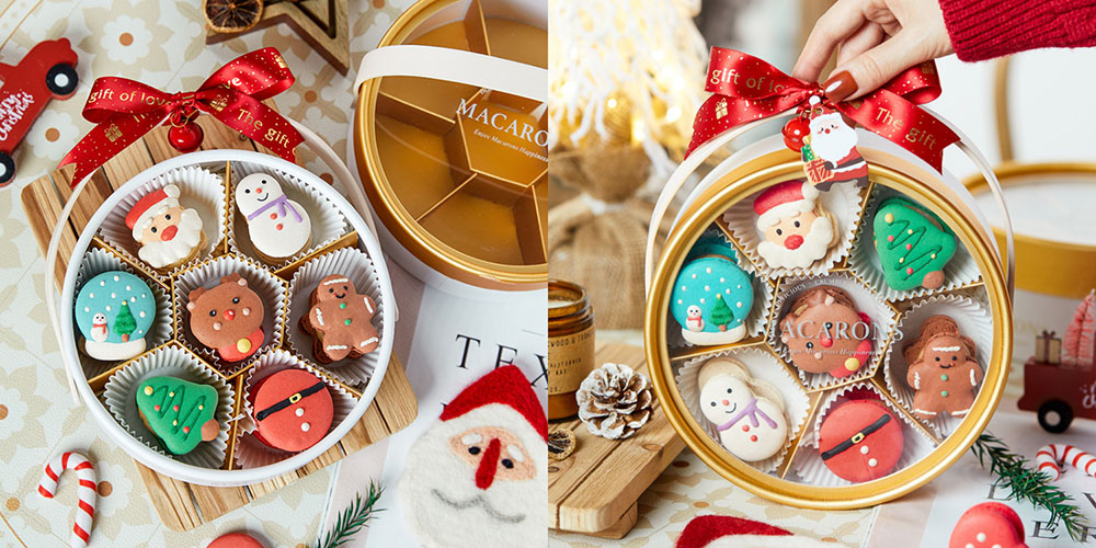 Christmas Macaron Box