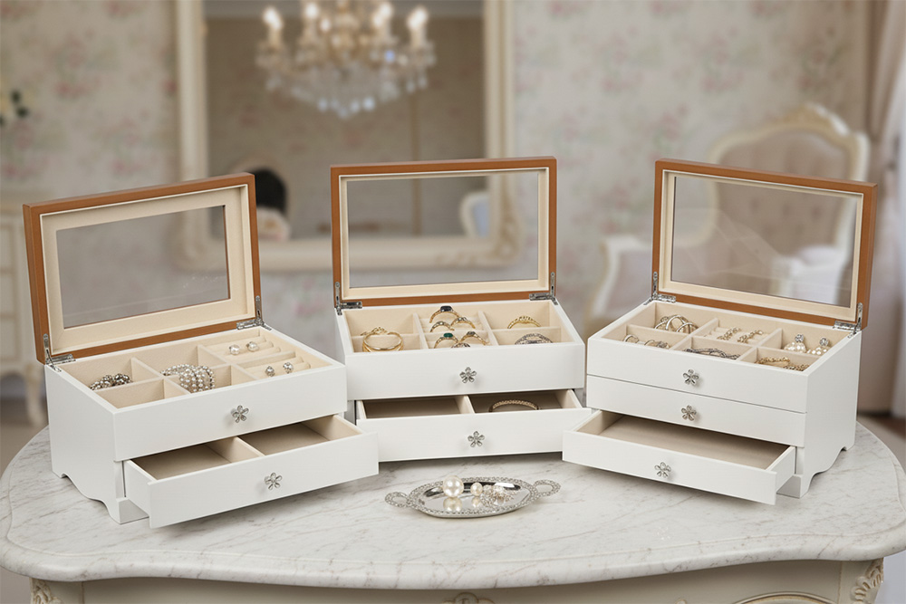 Damen holz schmuck boxen