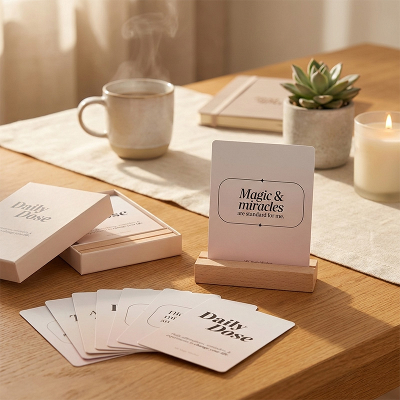 Elegant Positive Affirmation Cards for Personal Growth