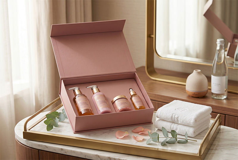 Elegant Body Lotion Gift Box for Spa & Hotel Amenities