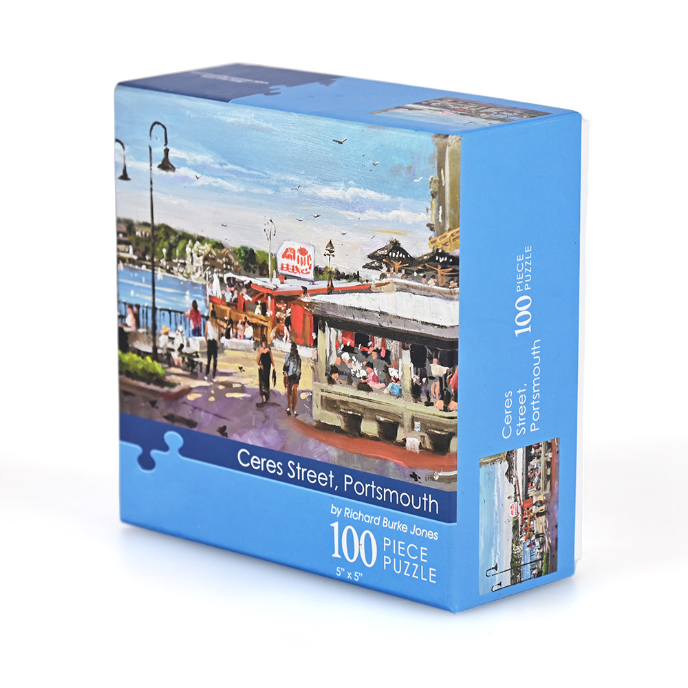 طباعة بحبر الصويا غير السام لألغاز الأطفال النابضة بالحياة من قطعة.