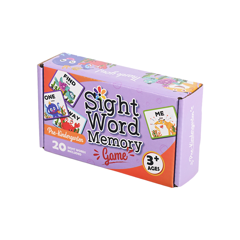 Brothersbox OEM educational sight word flashcards packaging design