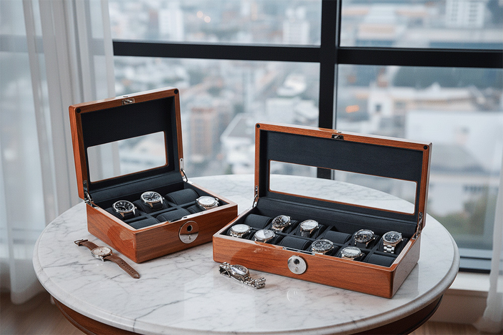 Luxurious Wooden Watch Cases