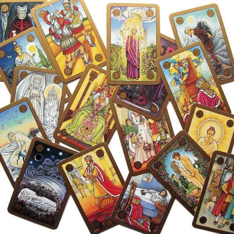 Servicio de impresión de tarjetas de tarot a granel para creadores independientes y marcas espirituales.