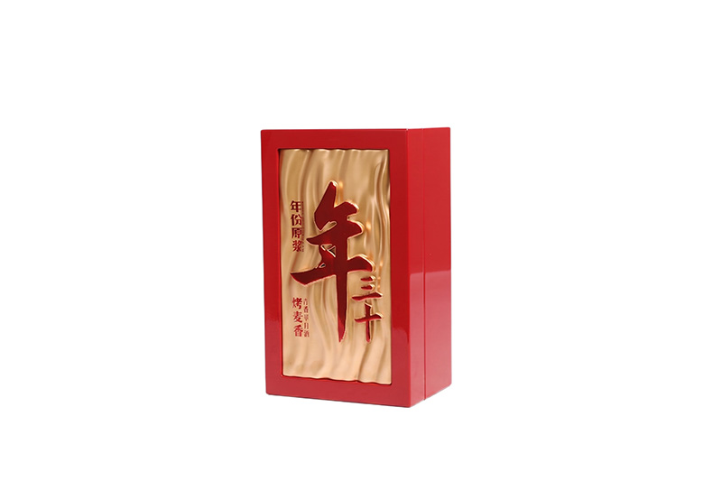 Caja de embalaje de licor de madera roja de lujo por Brothersbox