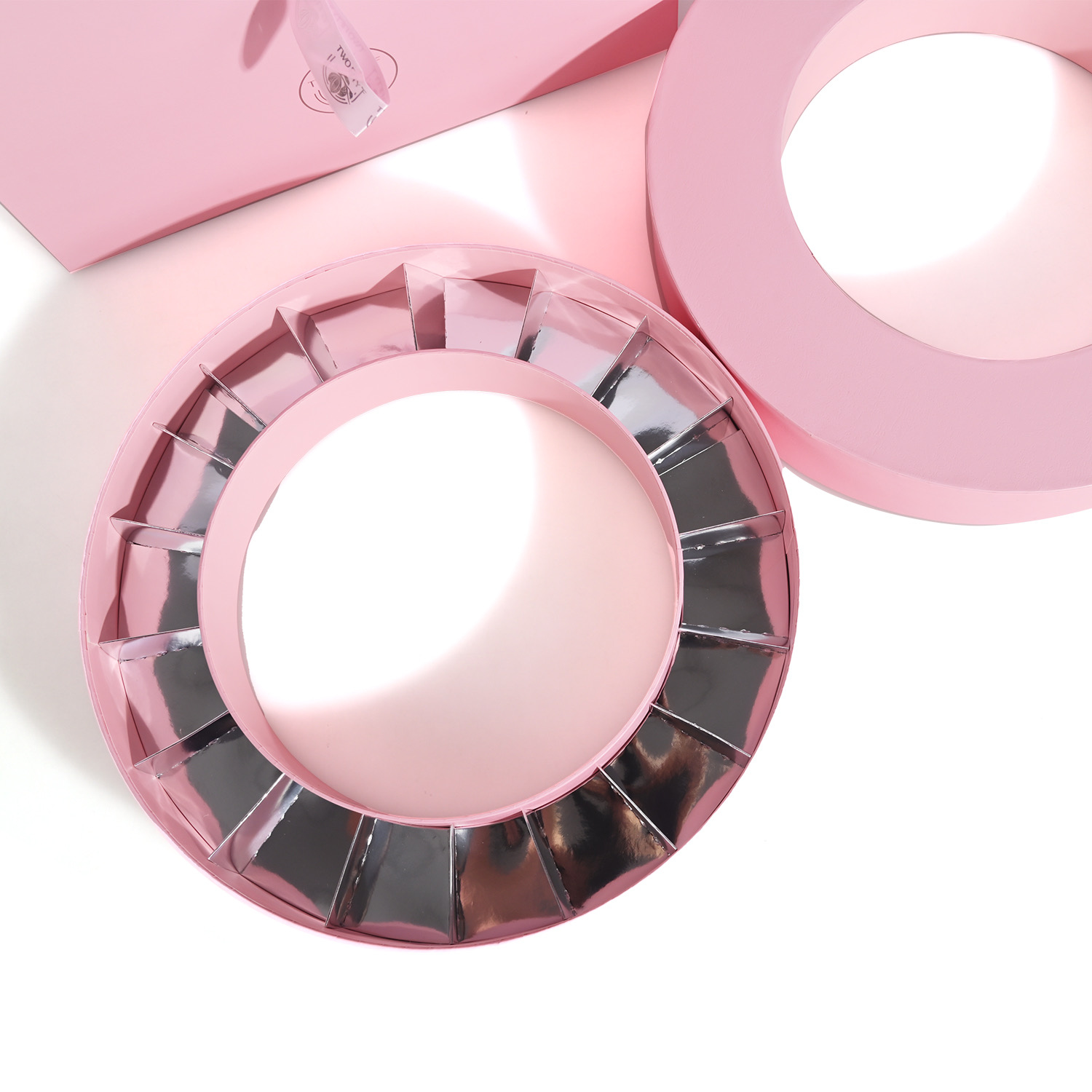 Pink Round Chocolate Boxes