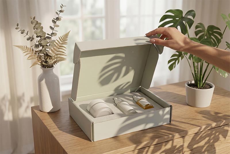 Custom Skincare Mailer Box for Brand Unboxing