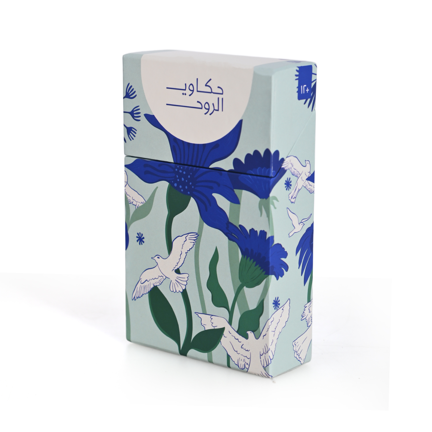 芸術的な自然に着想を得た図面を使用した、環境に優しいカードパッケージをカスタムプリントしました。