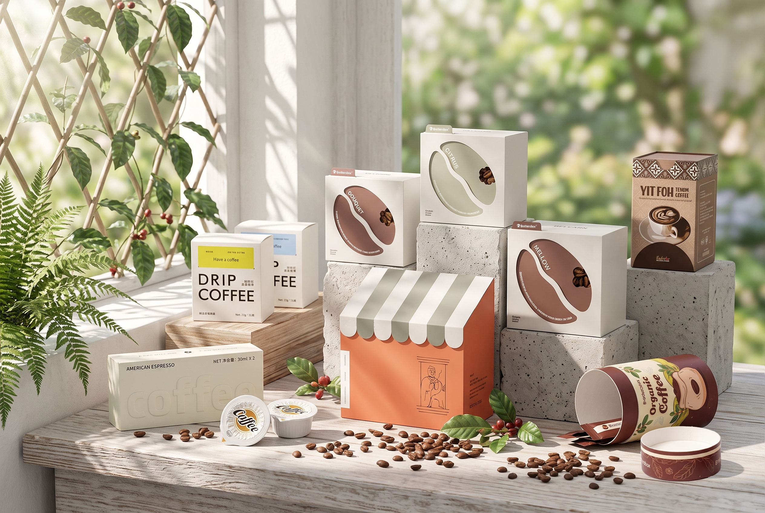 Custom Printed Coffee Pod & Capsule Boxes