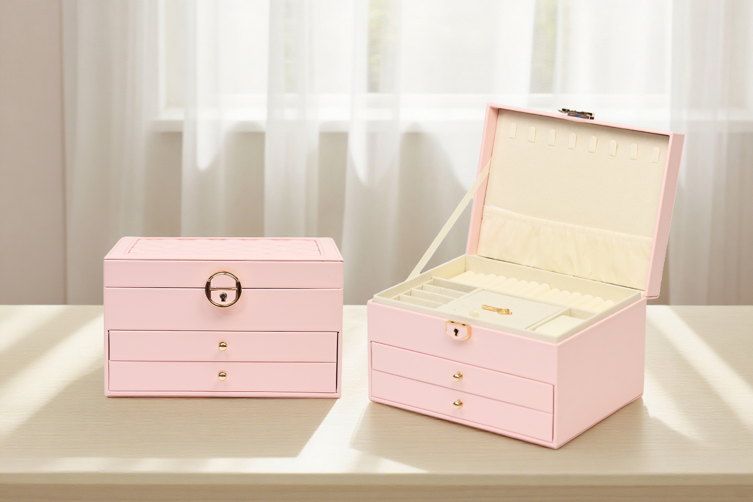 leather jewelry box