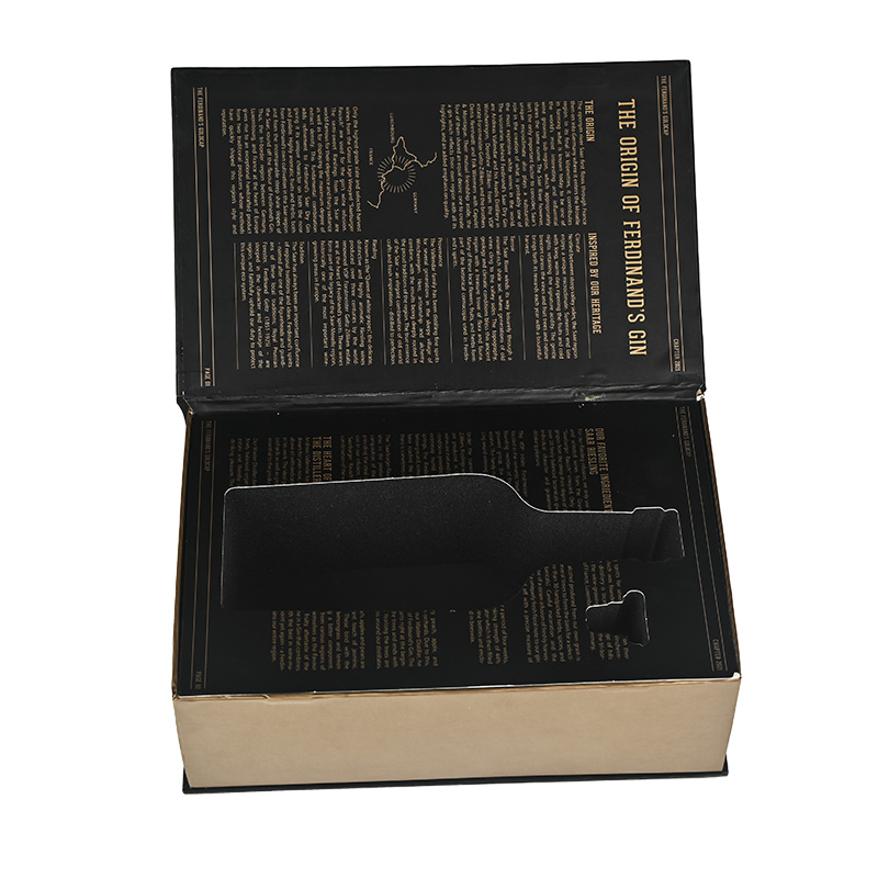 حل تغليف ورقي صلب على شكل كتاب إبداعي لماركات الكحول من قبل Brothersbox.