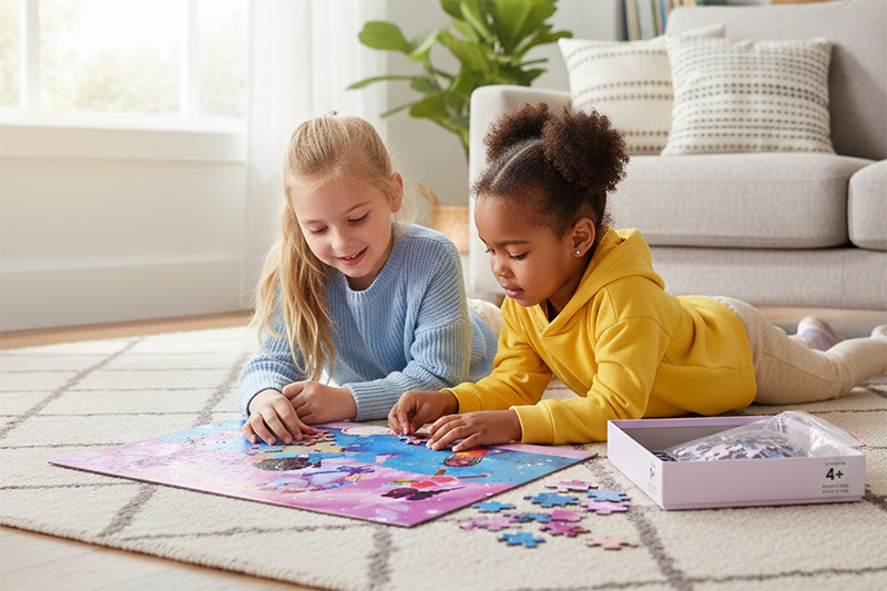 共同キッズプレイのためのカスタム教育パズル