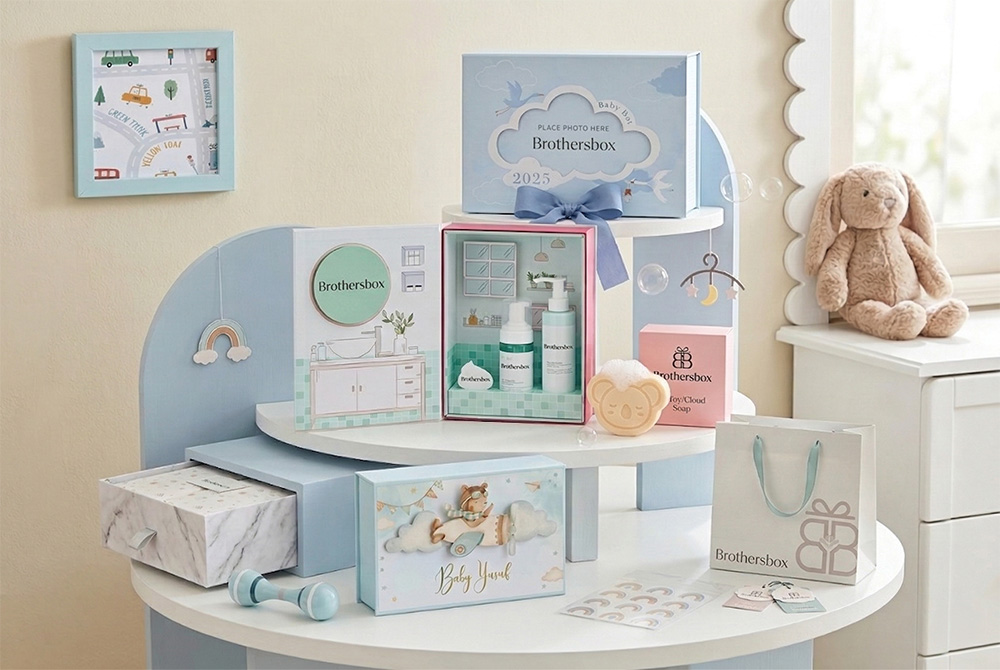 Child-safe Custom Baby Product Boxes