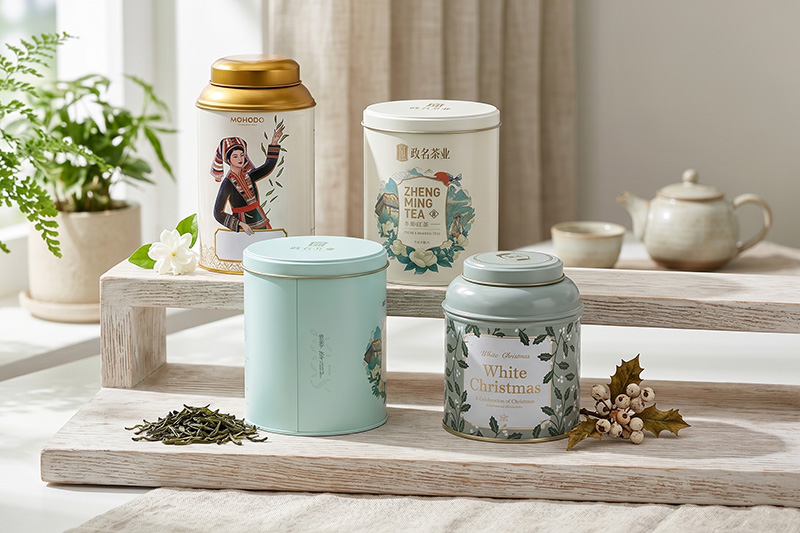 tea tin box