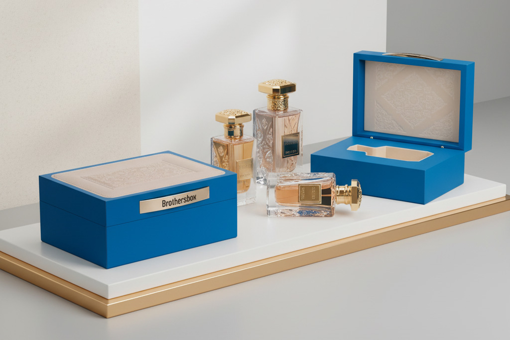 leather perfume box