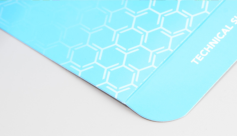 Frosted surface treatment