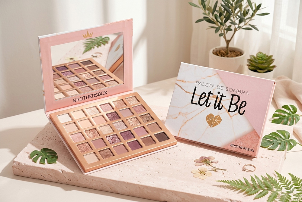 Custom 25-Color Marble Eyeshadow Palette