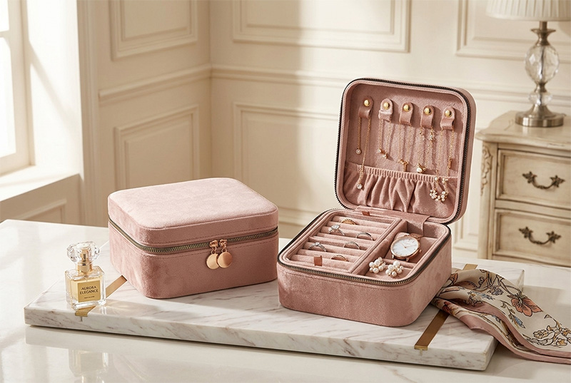 Custom samt schmuck fall