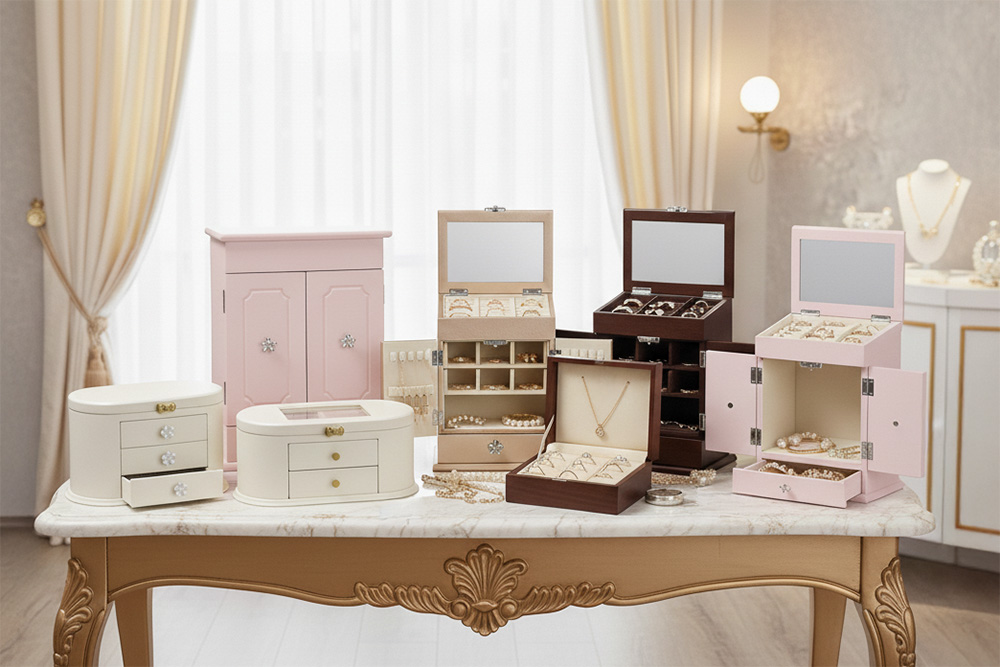 wooden jewelry boxes