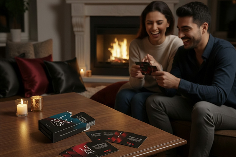 スパーク接続: カスタム日付夜の親密なカード