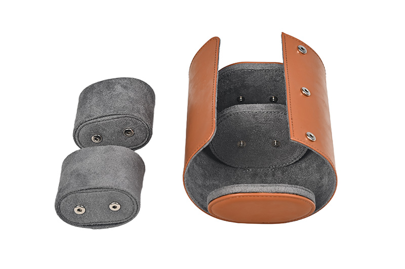 leather travel watch roll