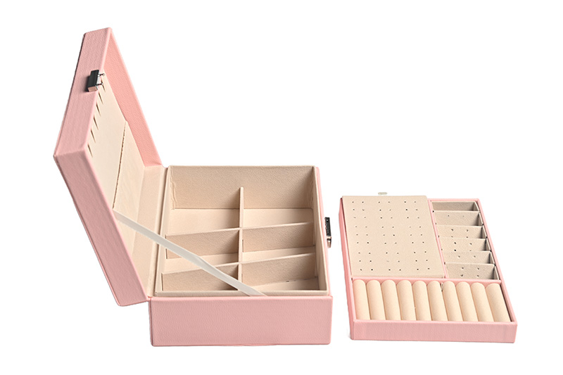 personalized leather jewelry box