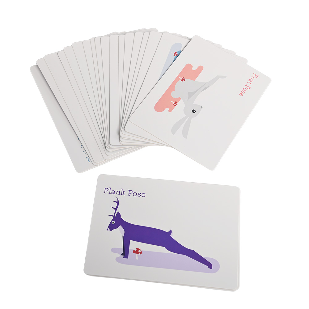 بطاقات عالية الجودة بطاقات استكشافات الذهن مع الرسوم التوضيحية الحيوانات نابضة بالحياة للأطفال.