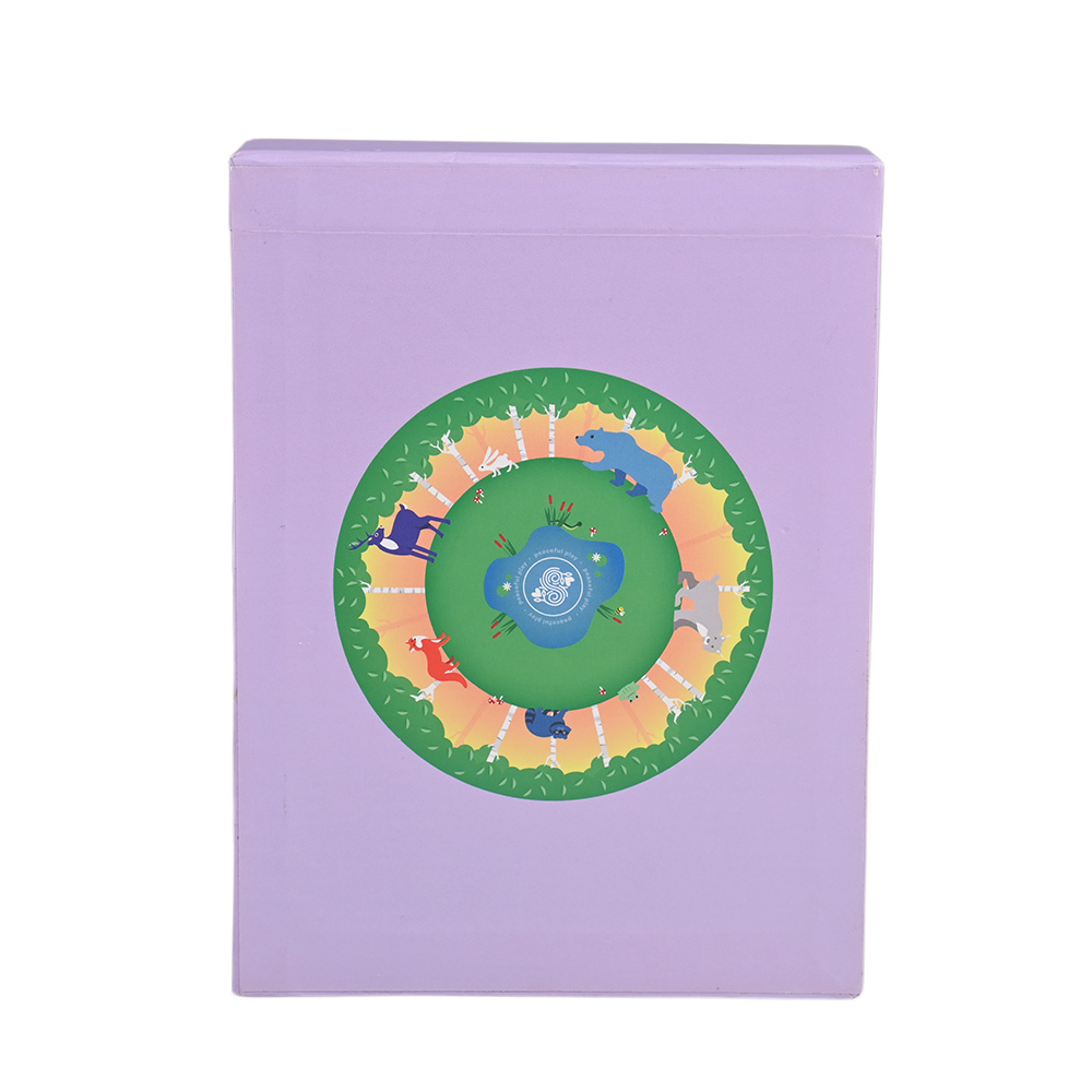 Haltbare Flip-Top-Aufbewahrung sbox für Kinder Yoga karten mit Premium-Mattes Finish und lebendigen Farben.