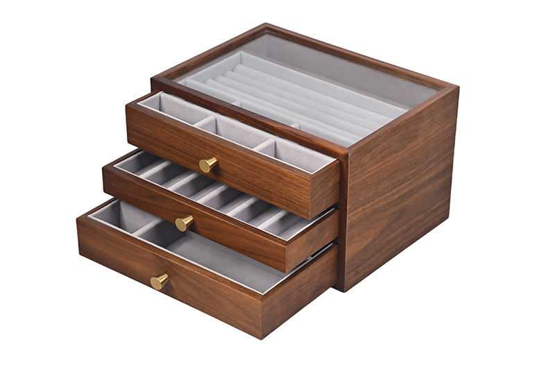 Cajas de joyería de madera hechas a mano