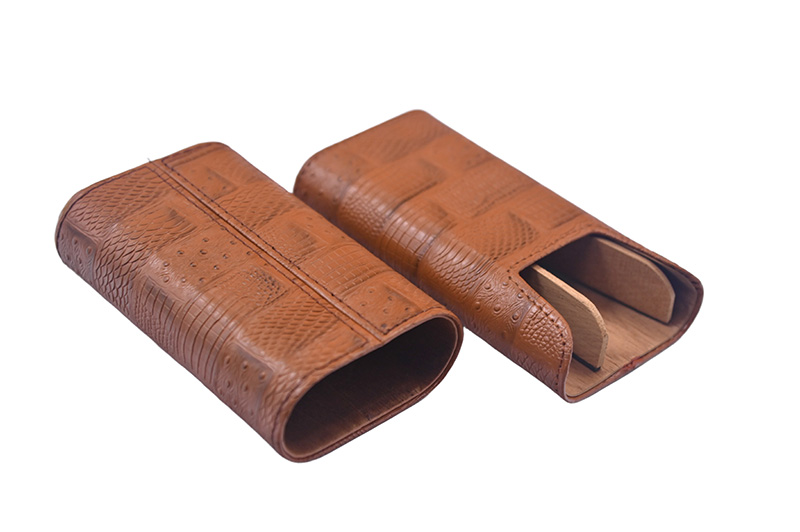 leather cigar travel case