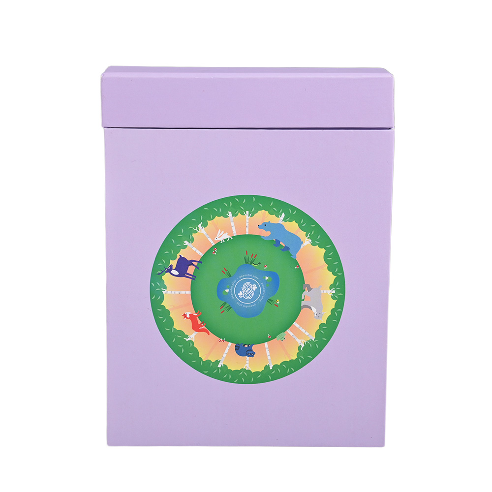 Minimalist ische umwelt freundliche Verpackung für Kinder Bildungs kartendeck von Brothers box hergestellt.