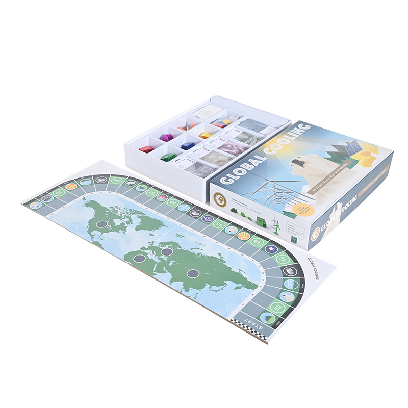 Componentes de juego de mesa de enfriamiento Global: Dados personalizados, miniaturas y Moneda de juego con temática animal.