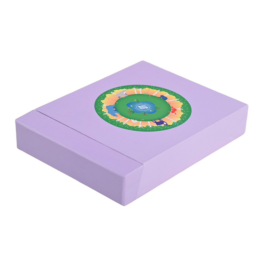 Urable Flip-Top-Aufbewahrung sbox für Kinder Yoga karten mit Premium-Mattes Finish und lebendigen Farben.