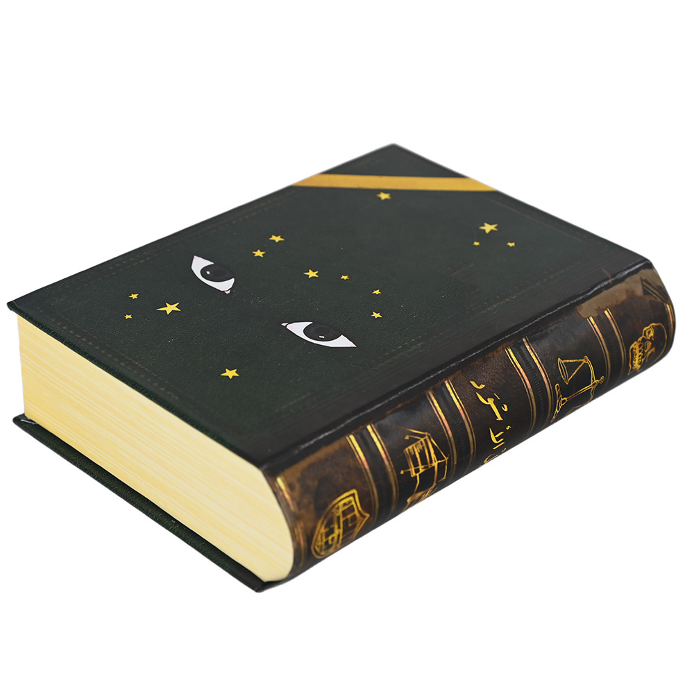 Luxury hardbound book packaging for tabletop board games.