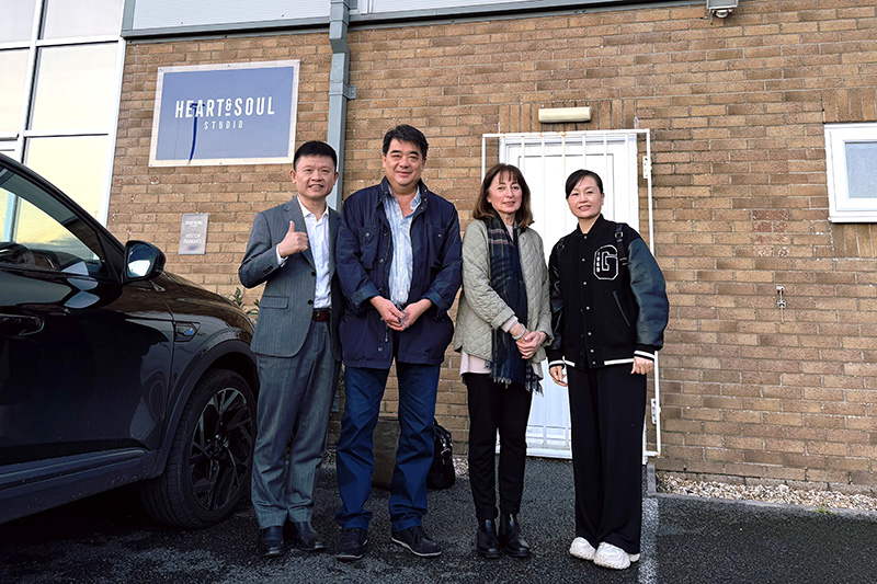 Michael visited the factory of an Australian client