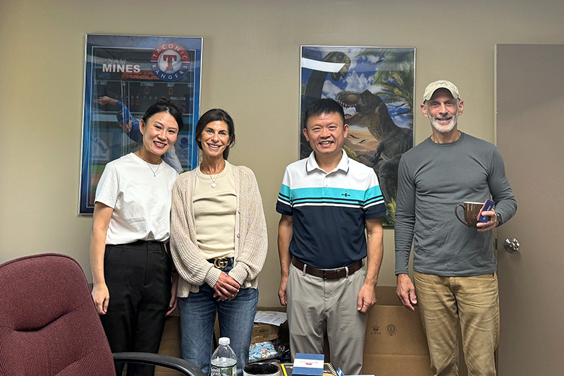 Michael visited the clients in Canada.
