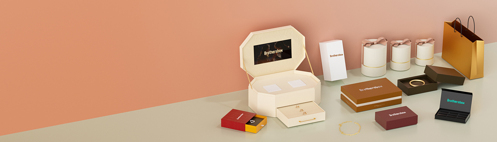 Enhancing your jewellery with our exceptional jewellery gift box. Whether you offer rings, necklaces, bracelets, or earrings, each piece deserves its own premium jewellery box to ensure safe delivery from supplier to customer while showcasing its beauty.