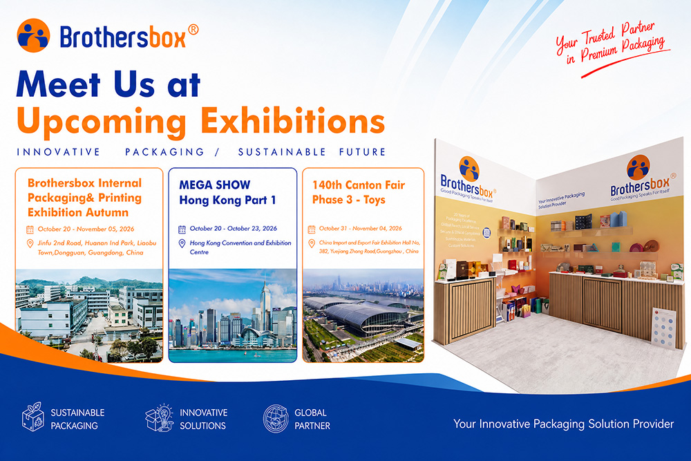 Meet Brothersbox This Autumn: Discover Innovative Custom Packaging at Our Upcoming Exhibitions
