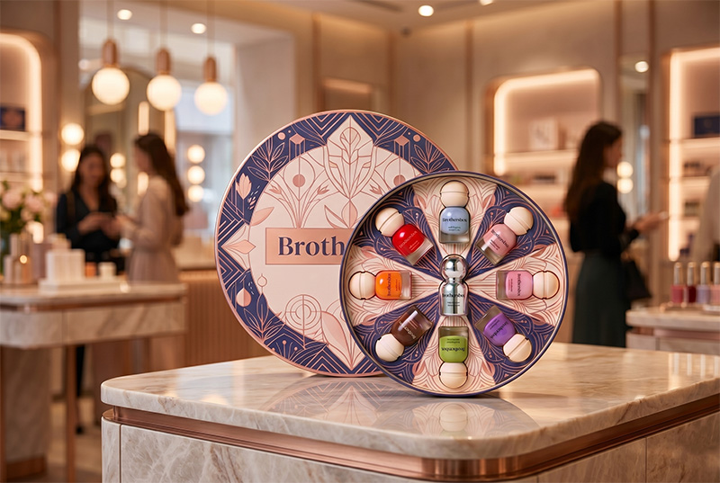 Exquisite Nail Polish Packaging Box: Pop-Up