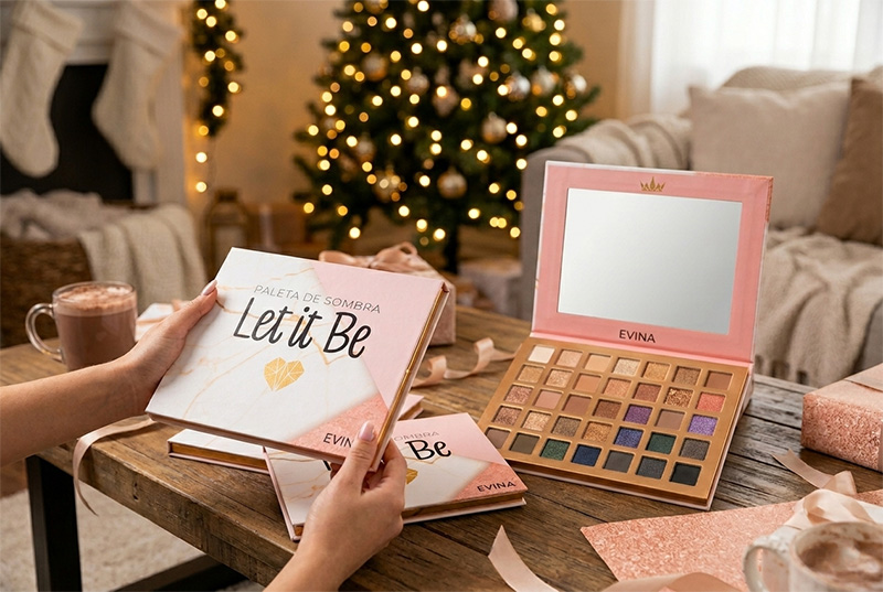 Magnetic Cardboard Eyeshadow Palette Gift Box