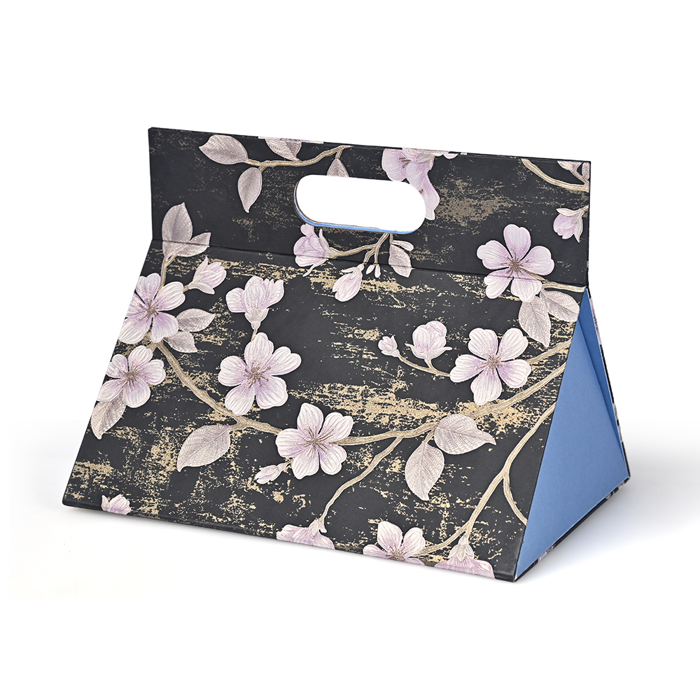 省スペース設計の折りたたみ式リジッドギフトボックス。ハイエンドな小売包装に最適です。