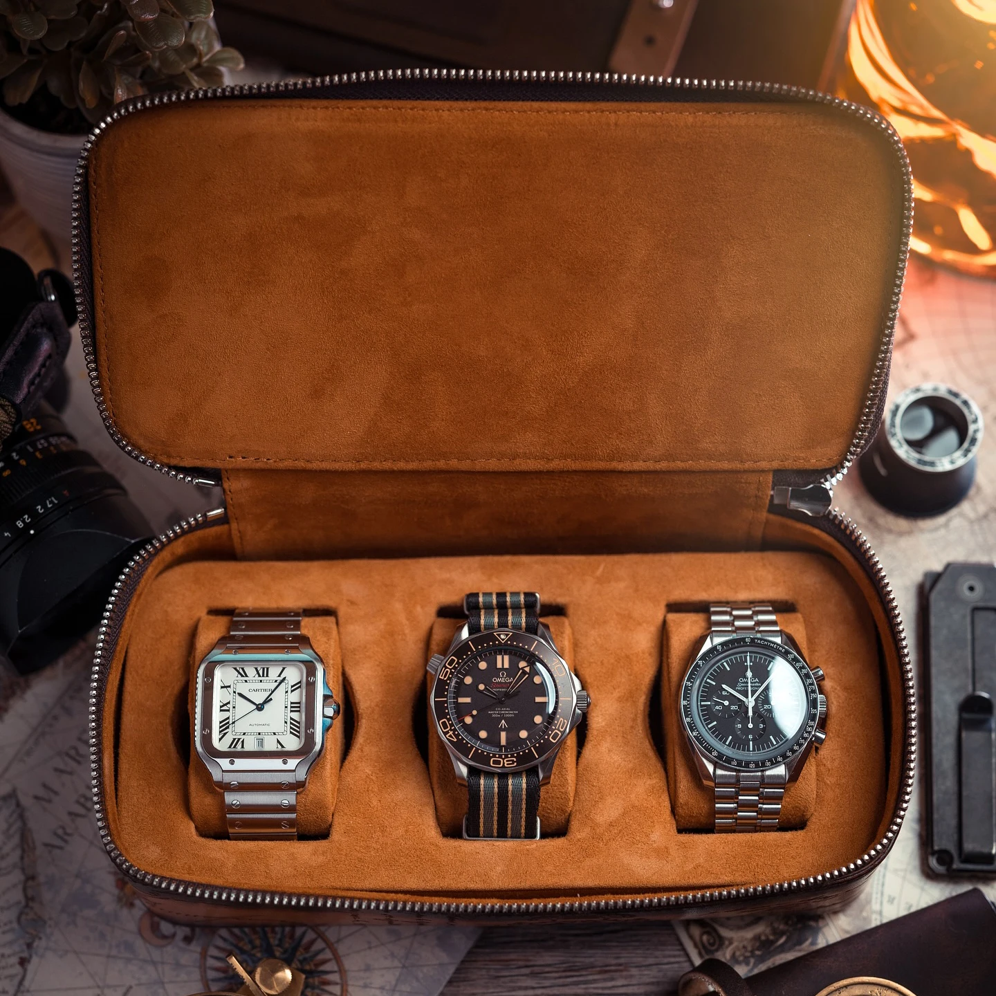 Leather Watch Pouch
