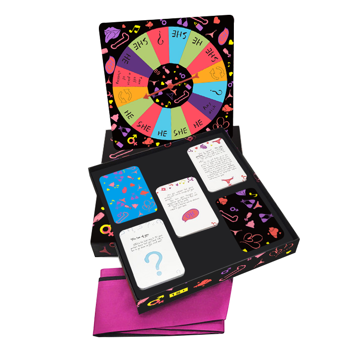 العديد من طوابق البطاقات الحميمية بما في ذلك القبلات والمحادثات والمغامرة والأنشطة الترفيهية.