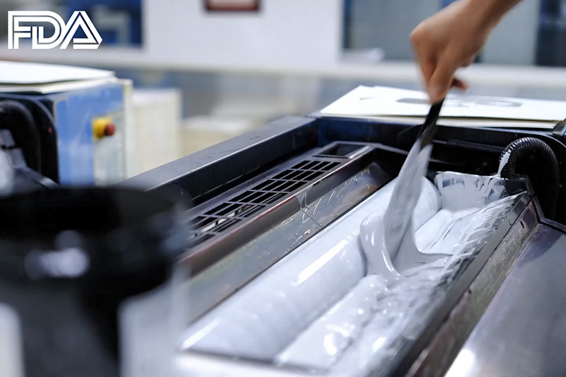 Tinta à base de água com certificação FDA