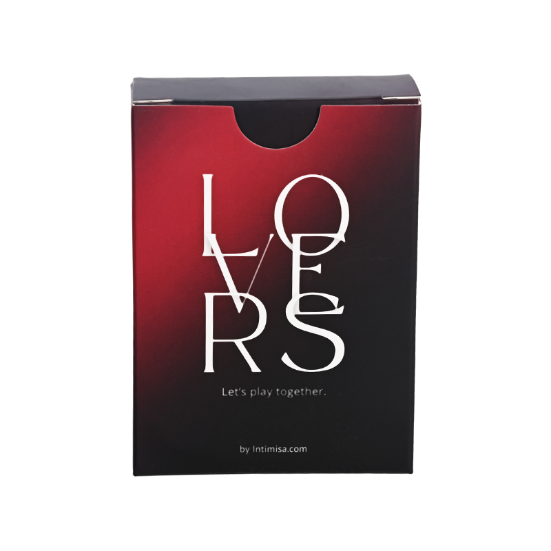 カスタムロゴ印刷の黒と赤のグラデーションカードゲームボックス