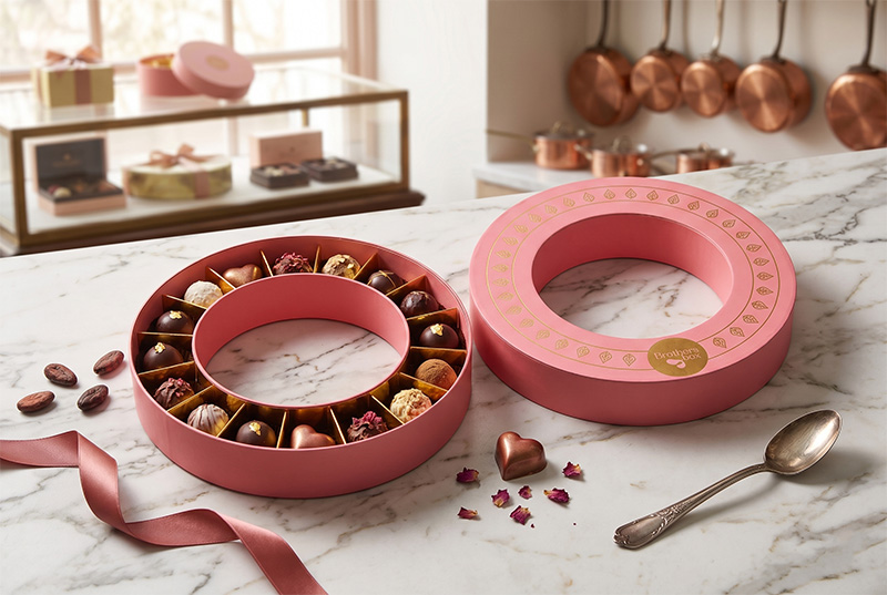 Custom Ring-Shaped Chocolate Box | One-Stop Packaging